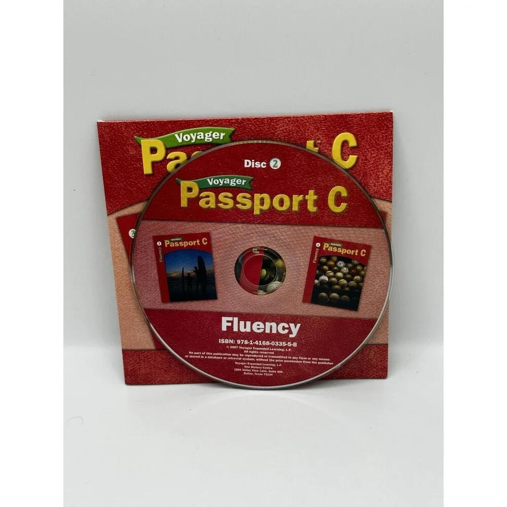 Voyager Passport C Fluency Discs 1-3 Complete Set CD-ROM 978-1-4168-0335-5